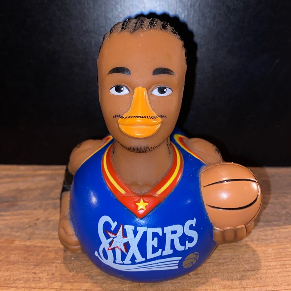 Y2K Allen Iverson The Answer 76ers CelebDuck Rubber Duck.